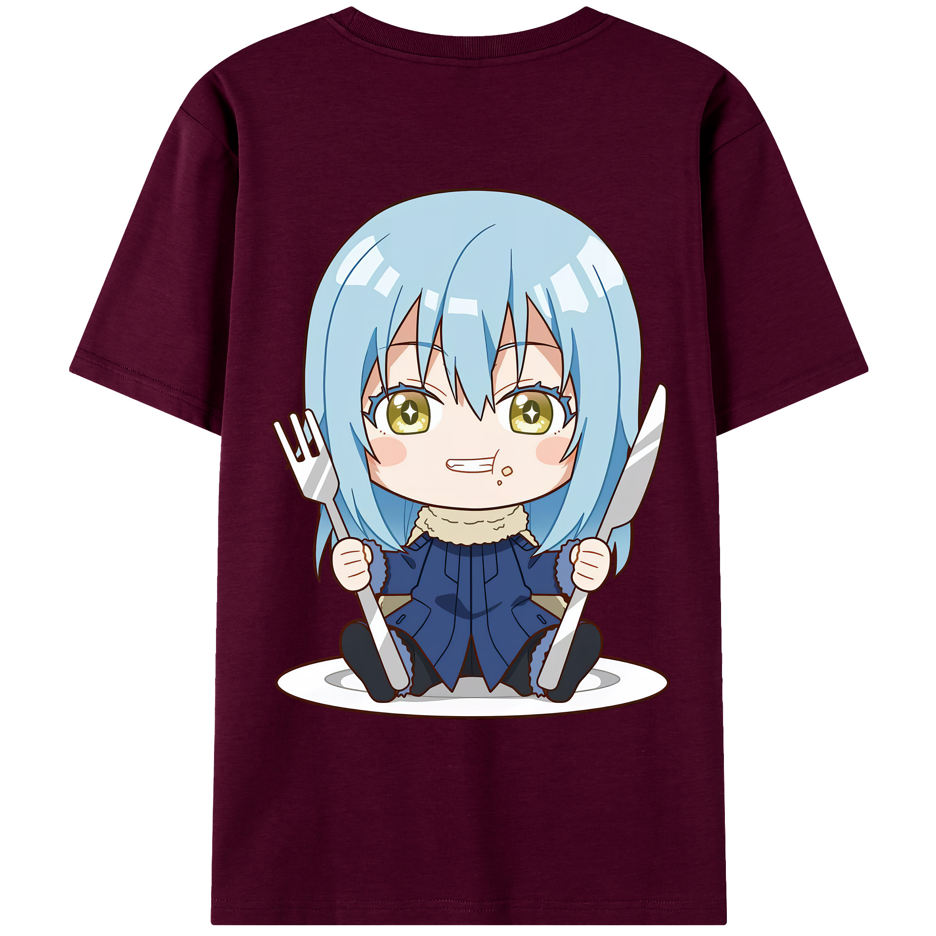 （画像用） 転スラ Regarding Reincarnated to Slime レディース半袖Tシャツ(バックプリント)